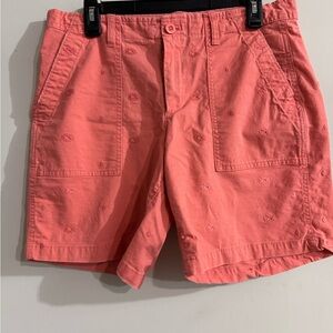 GAP Coral Cargo Shorts for Women